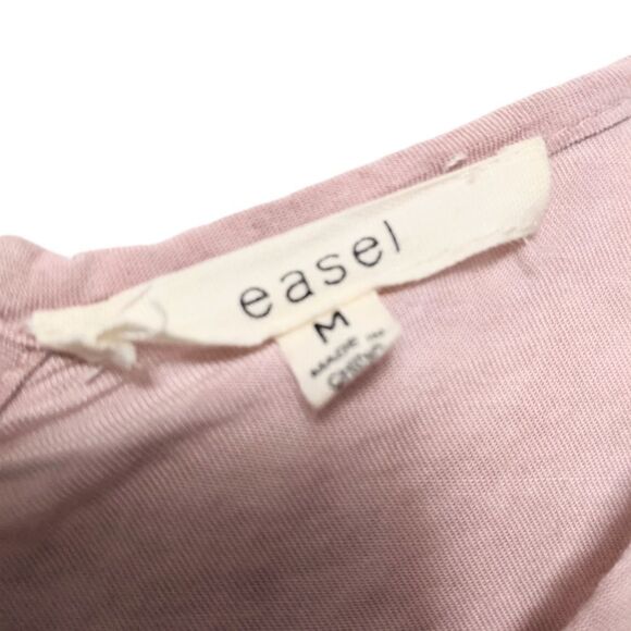 EASEL Lace-Up Back Mineral Wash Dress M - Picture 5 of 9